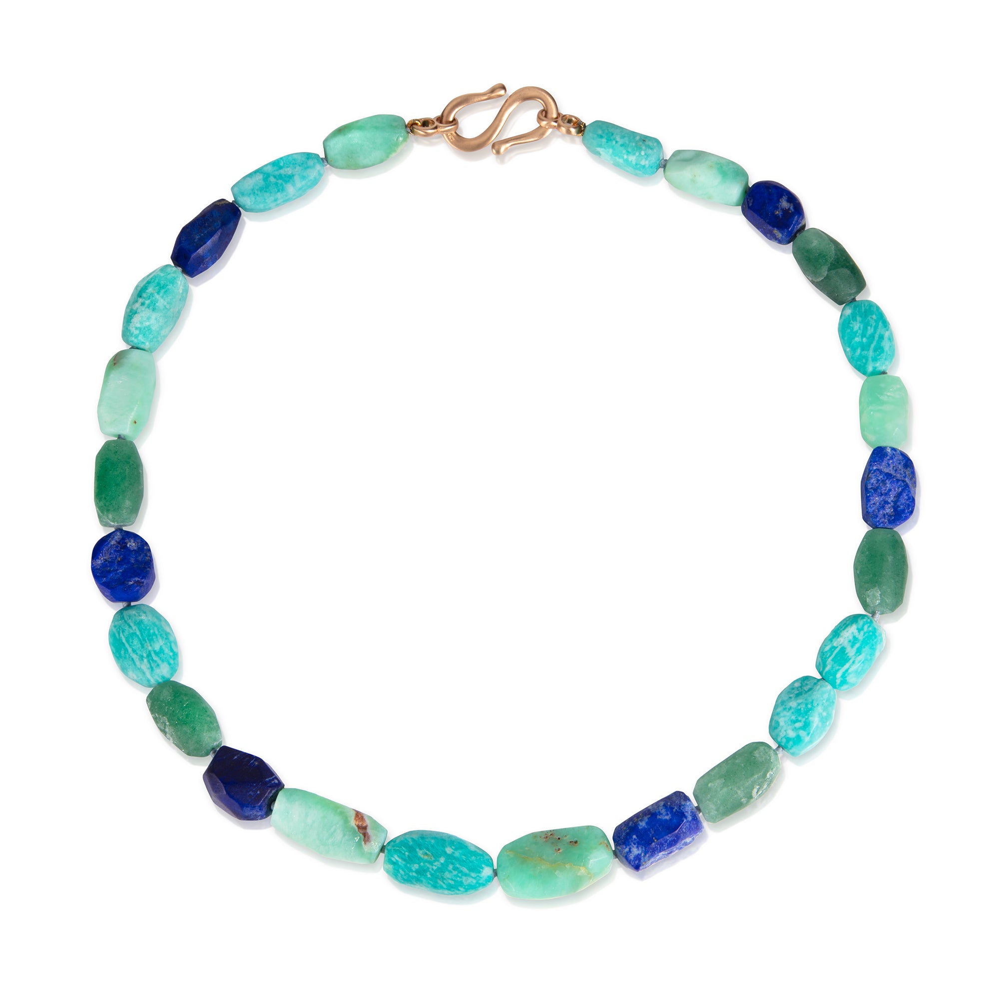 Natural Gem Nugget Bead Necklace