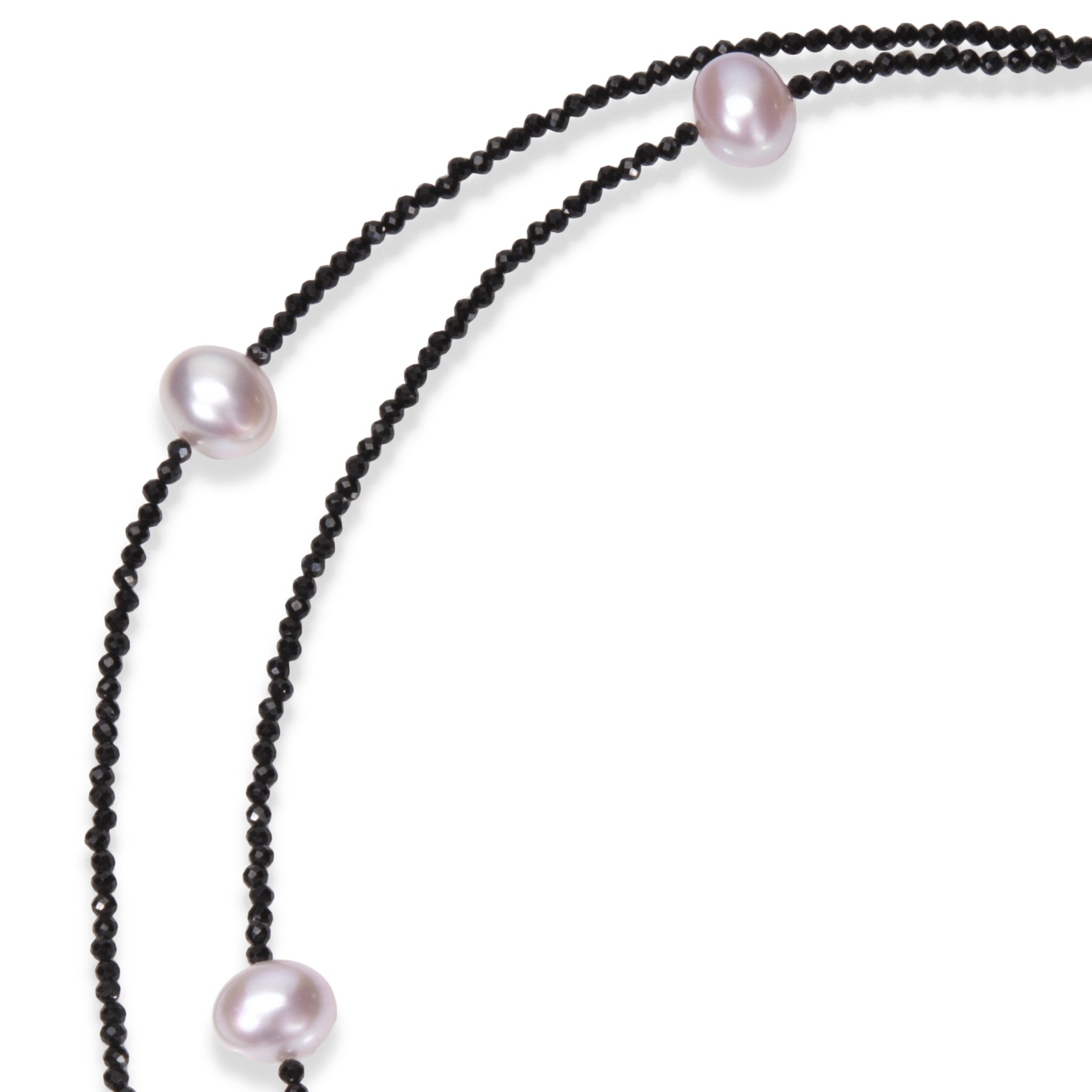 Spinel and Pearl Necklace
