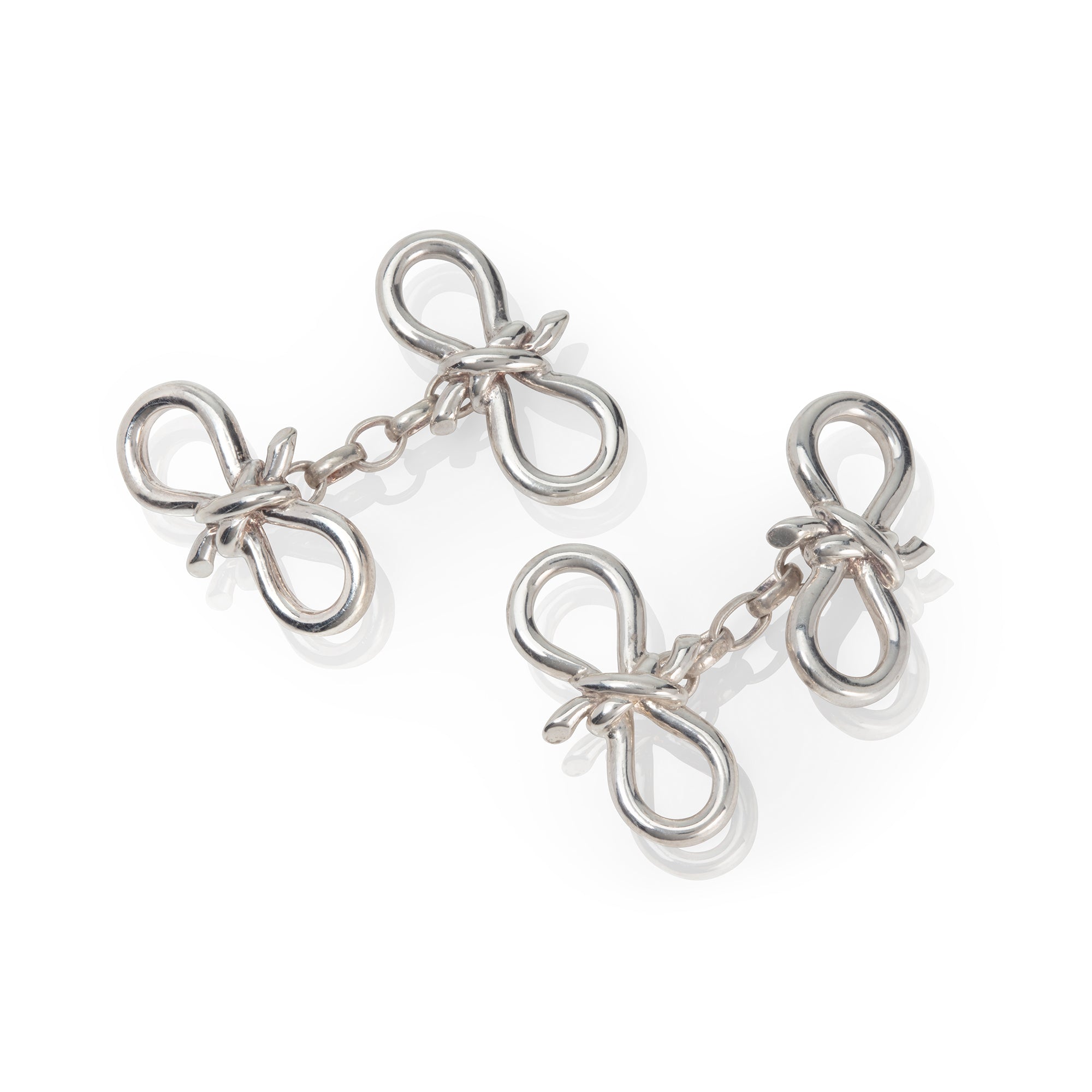 Sterling Silver Nautical Knot Cufflinks