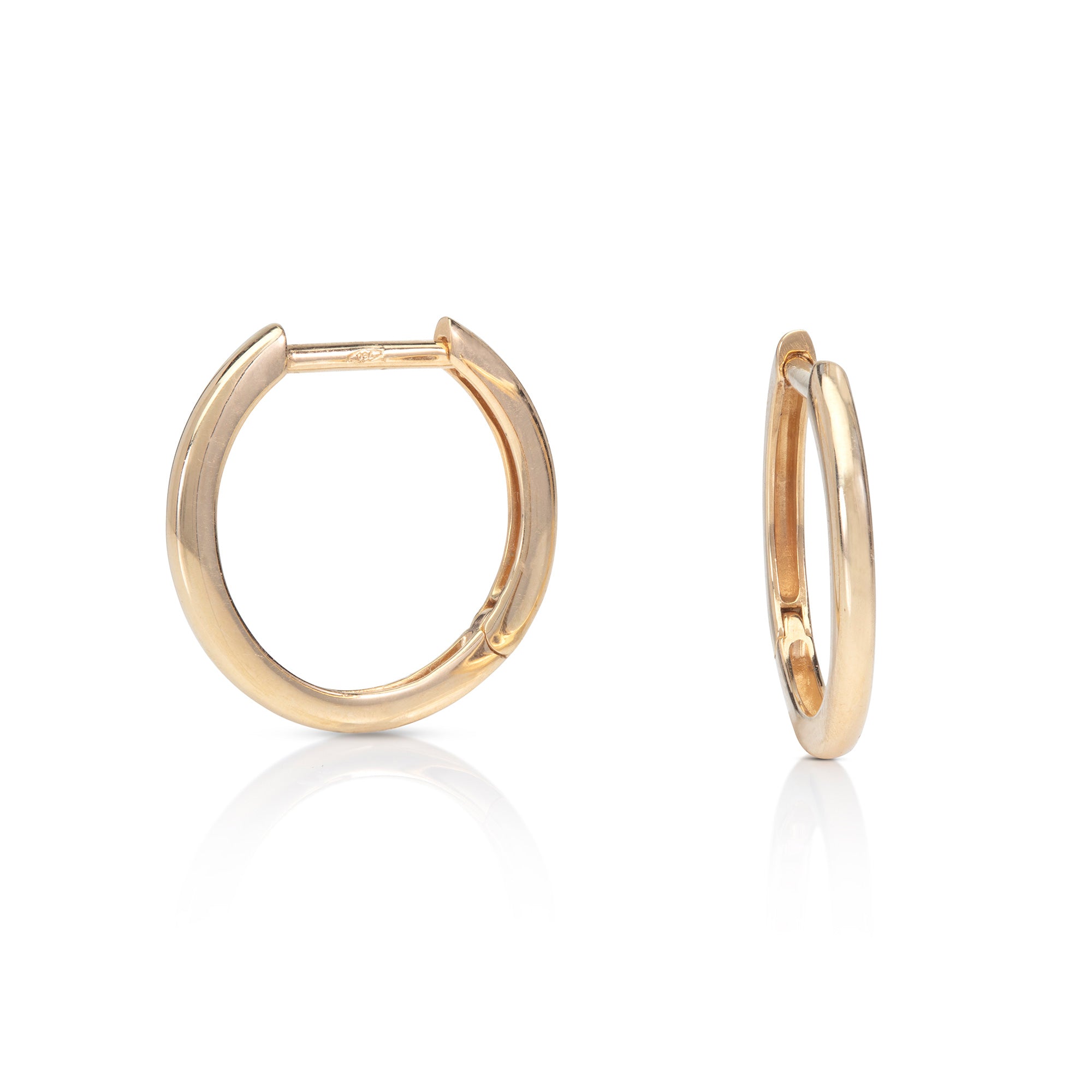 Yellow Gold Huggie Hoops