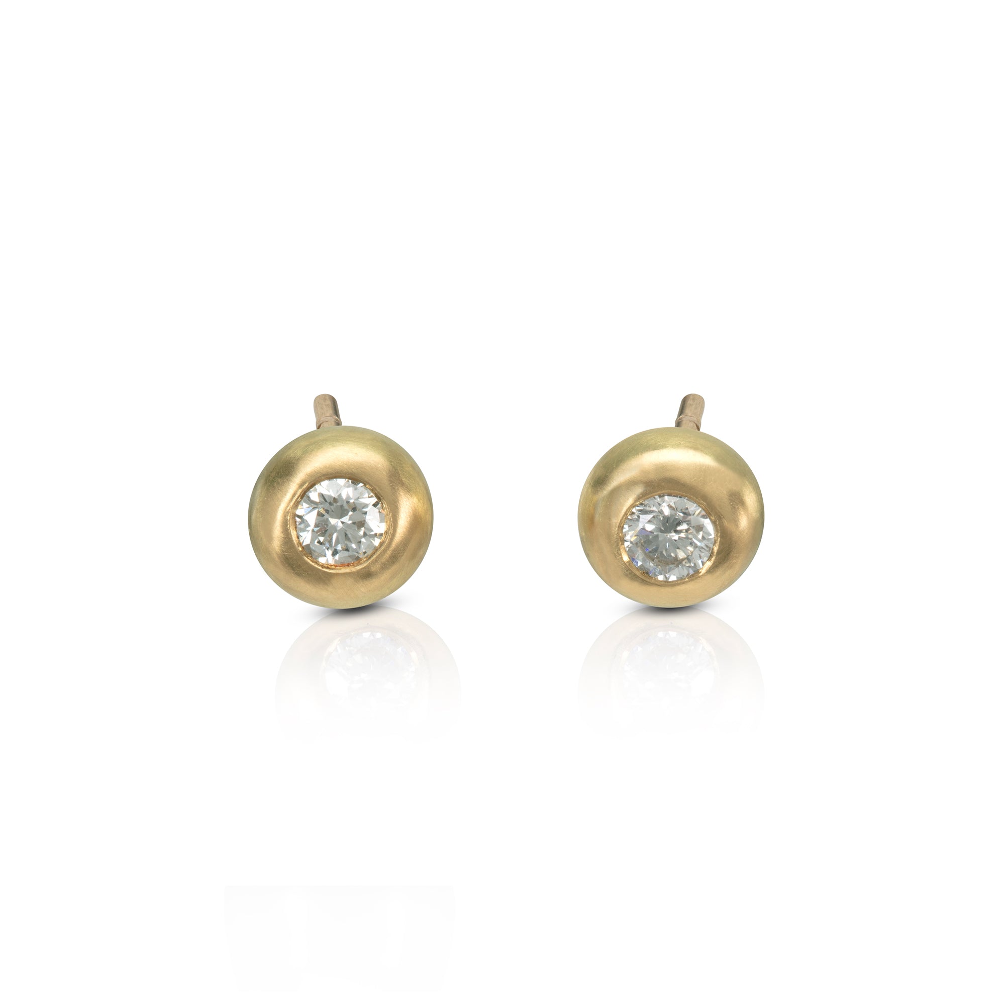 Diamond Pebble Earrings with Detachable South Sea Pearl Drops