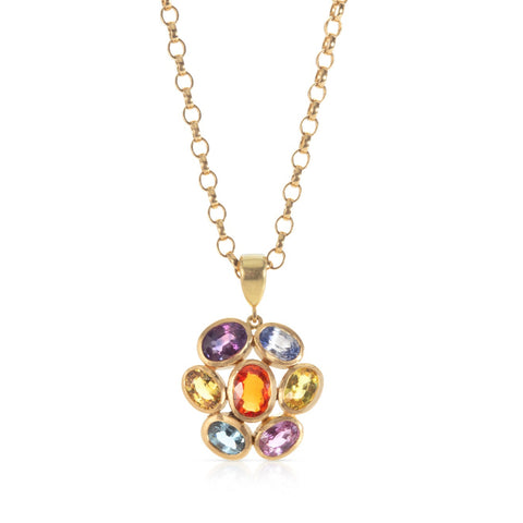 Substantial Square Bead Necklace