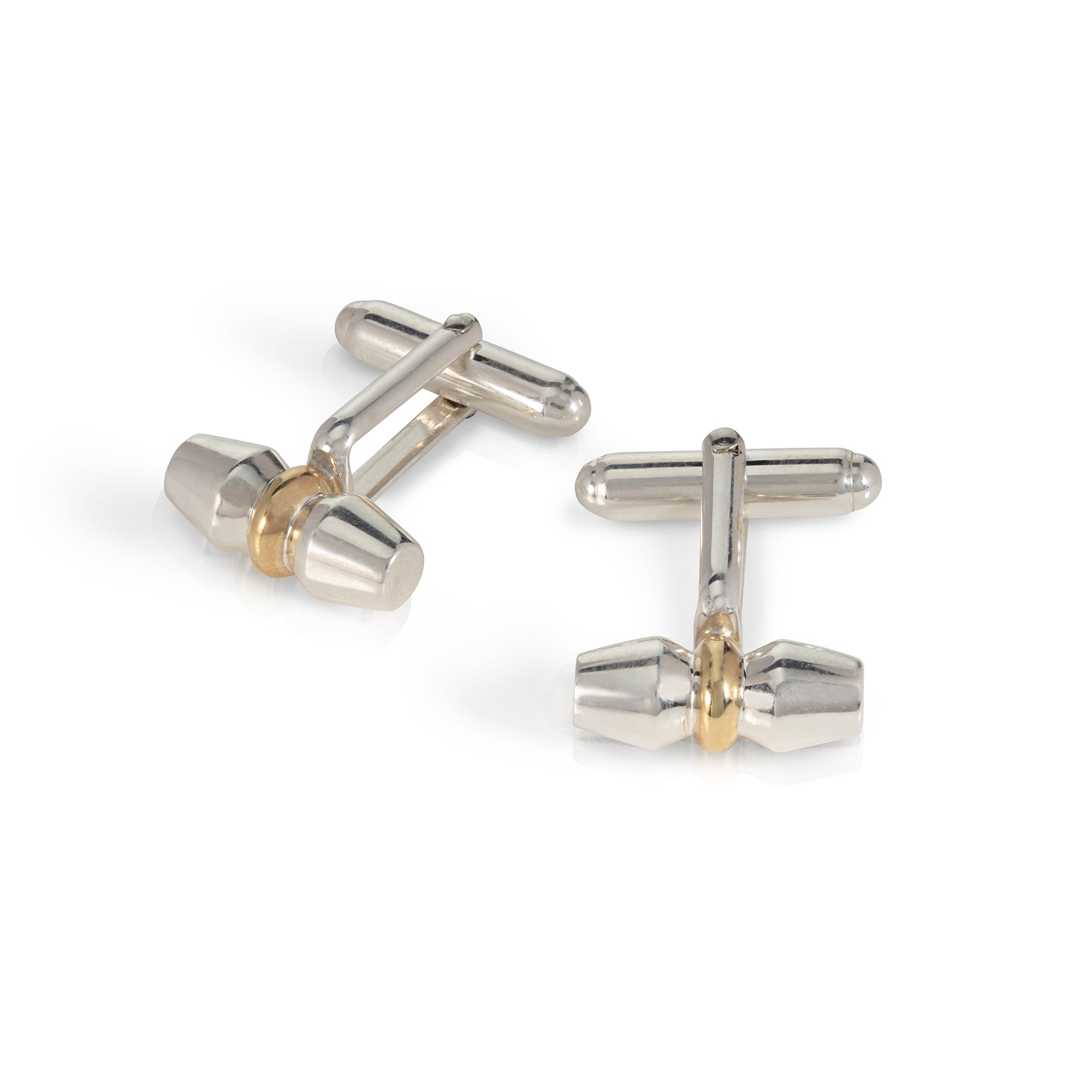Silver Toggle Cufflinks