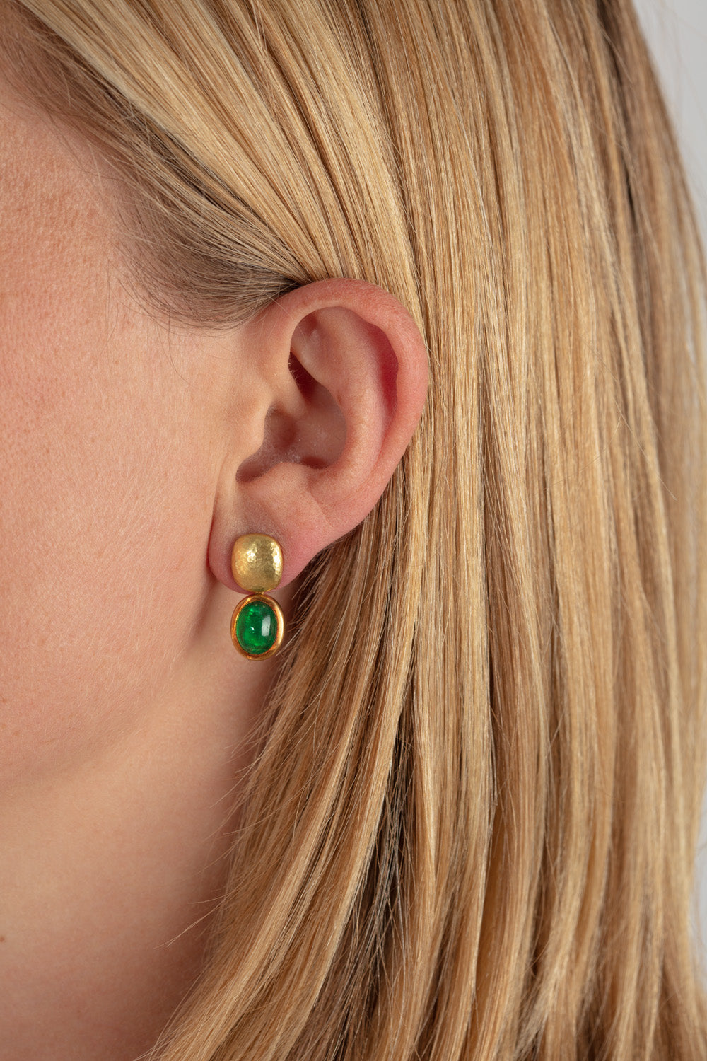 Emerald Drop Earrings
