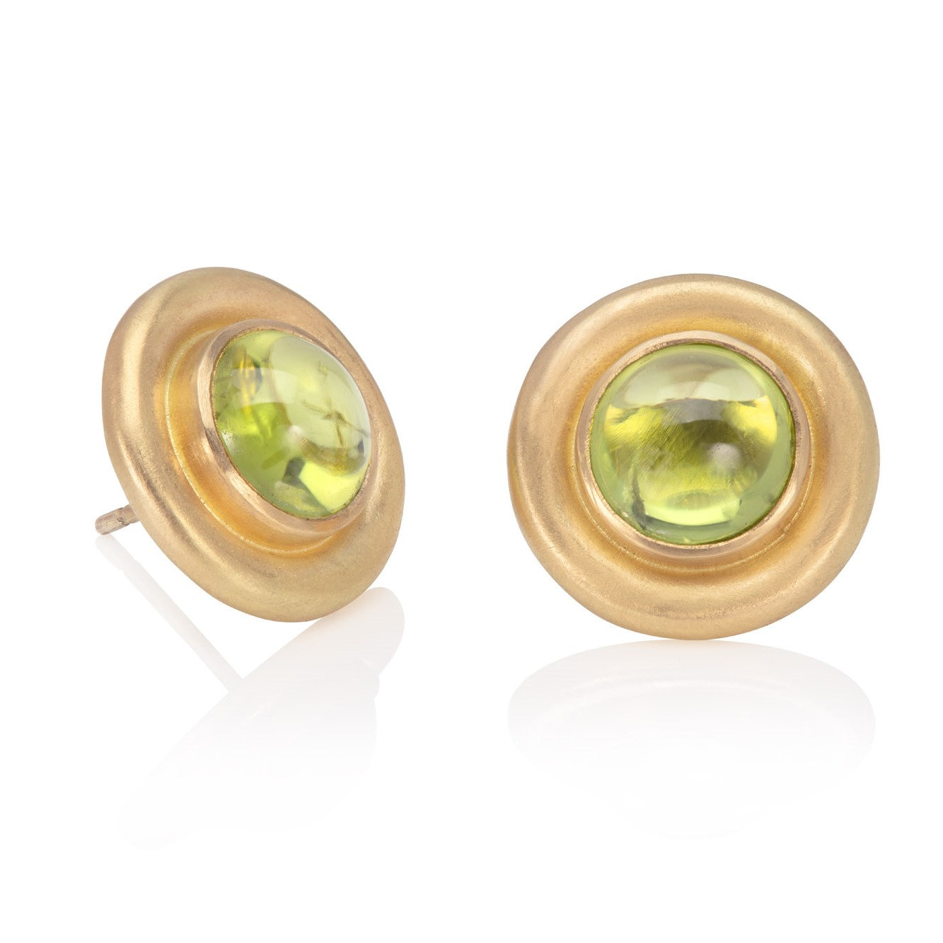 Peridot Stud Earrings