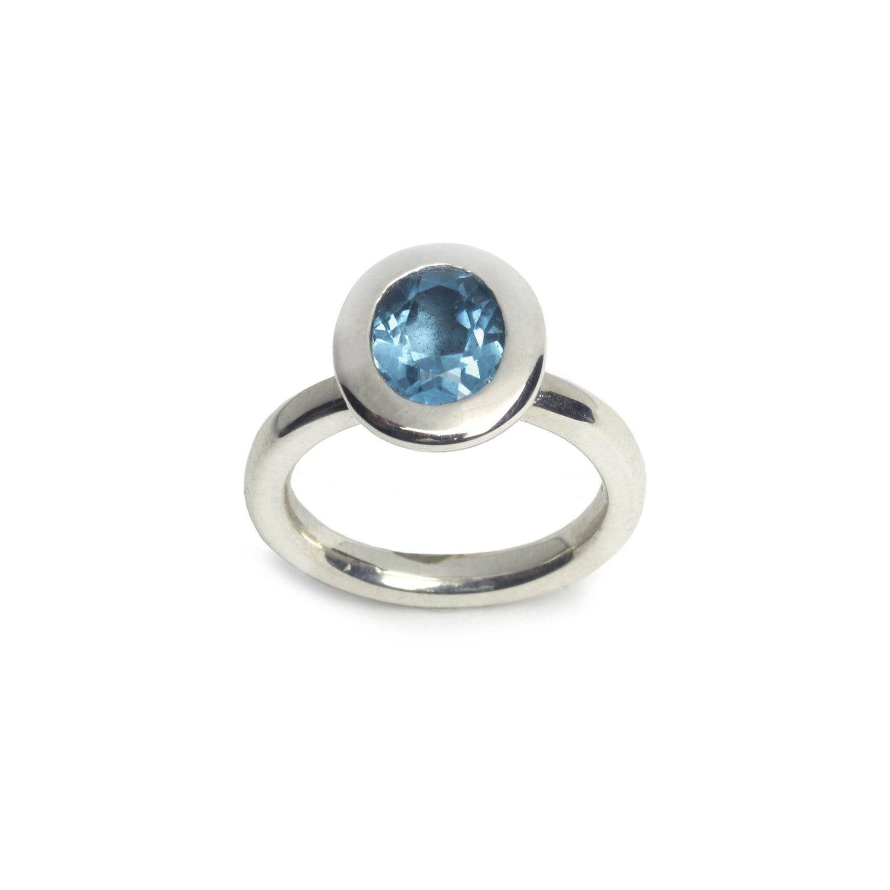 Silver and Topaz Ring
