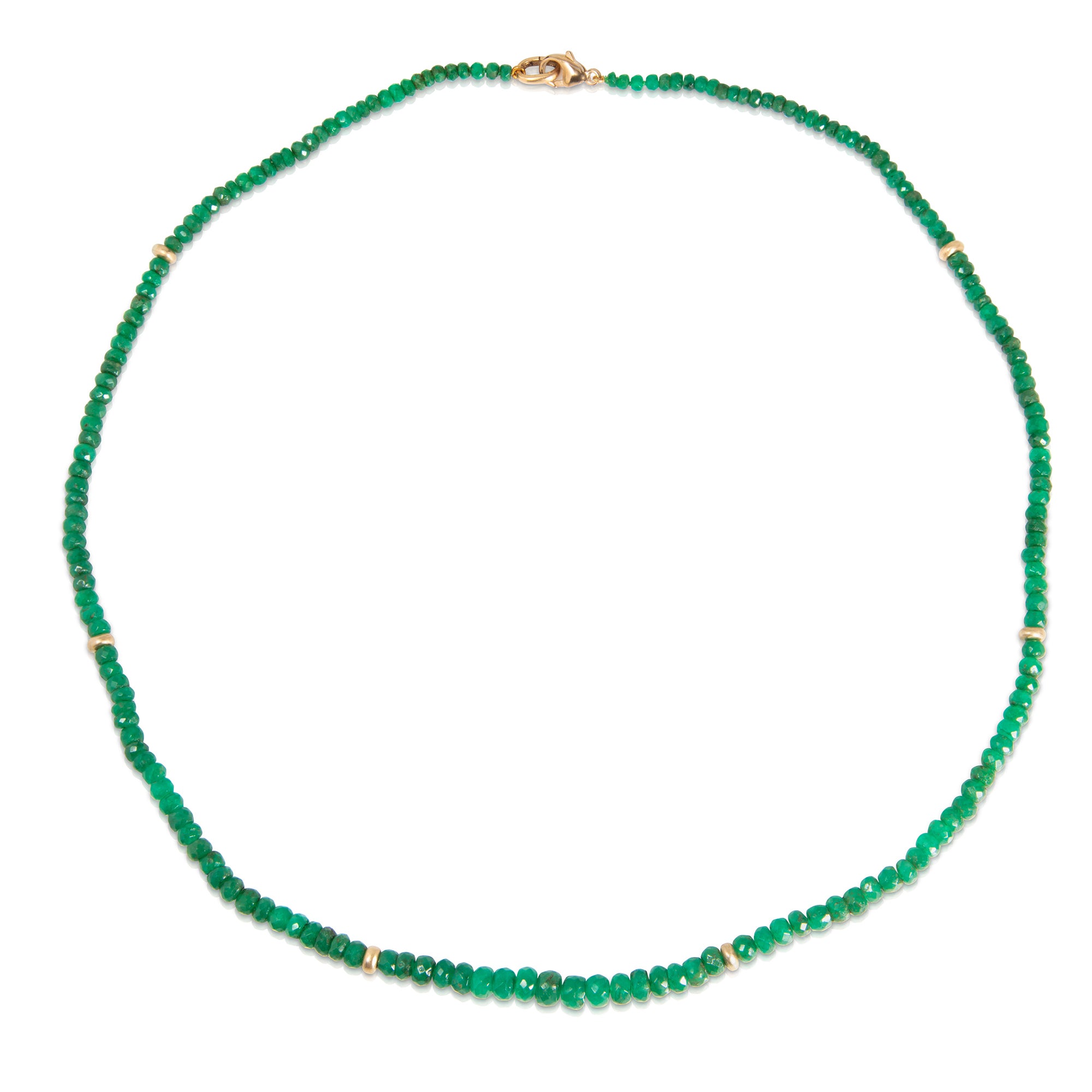 Emerald Bead Necklace