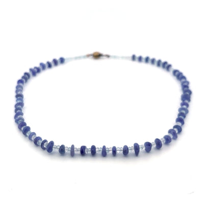 Tanzanite and Aquamarine Beads