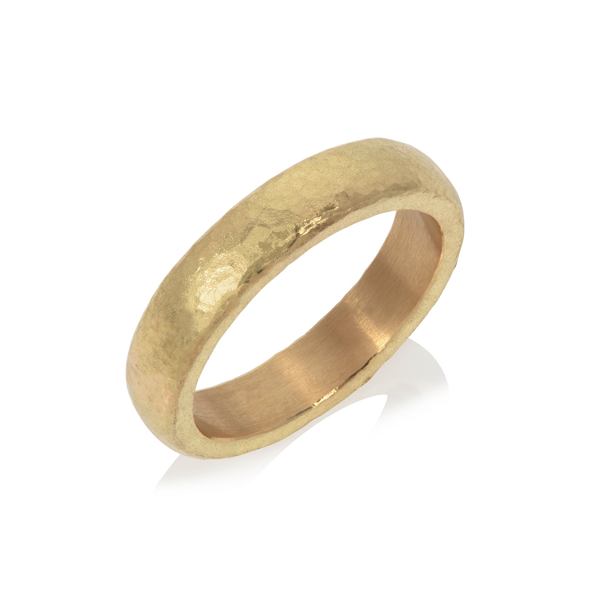 Gold Beaten Ring