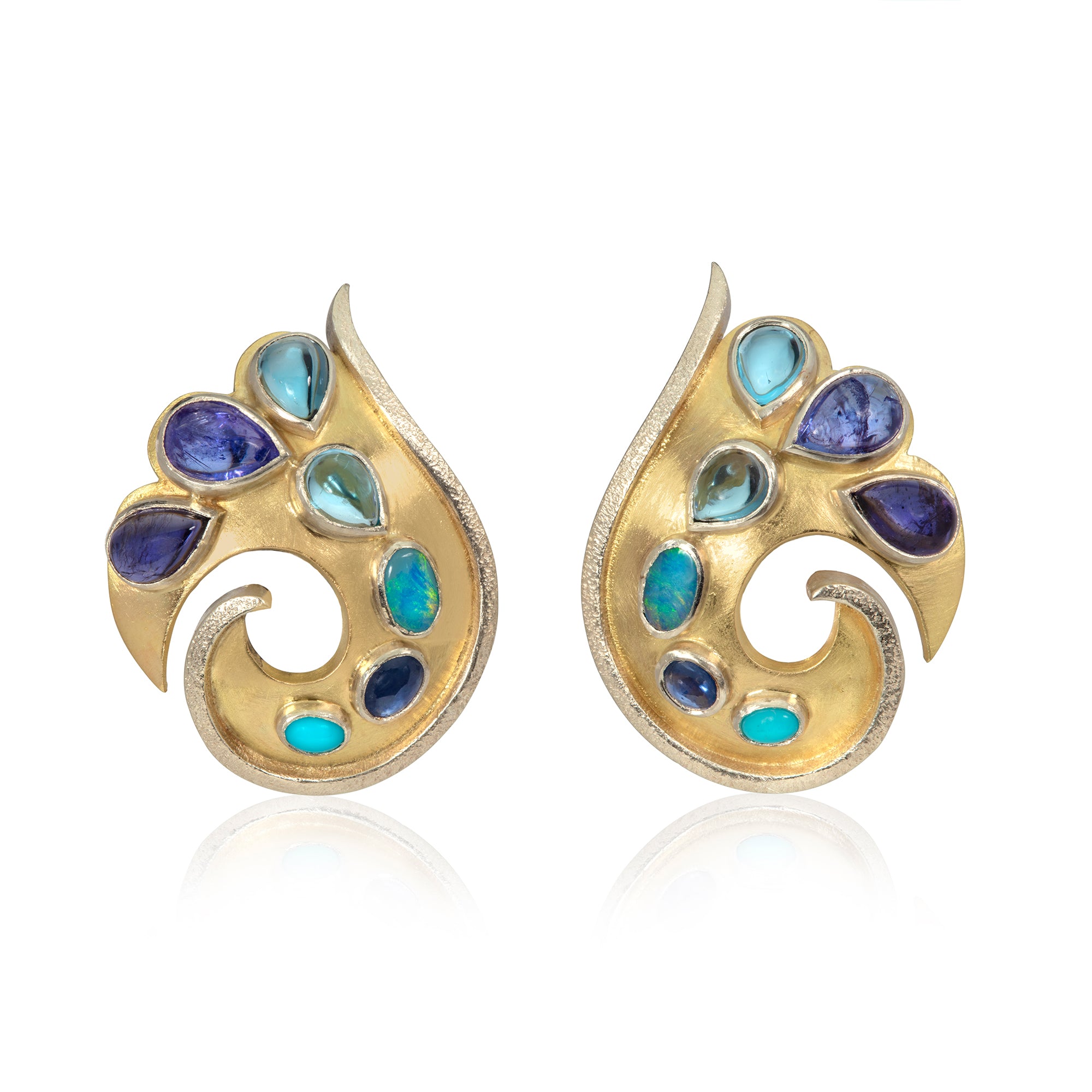 Wave Stud Earrings