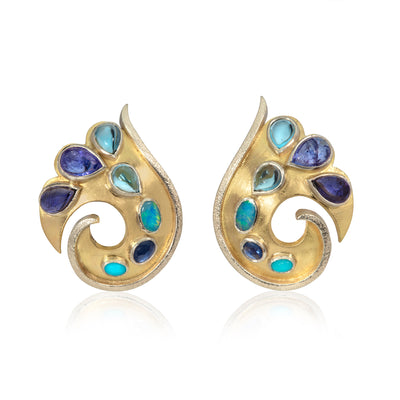 Wave Stud Earrings
