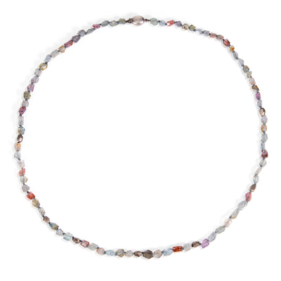 Sapphire Nugget Bead Necklace