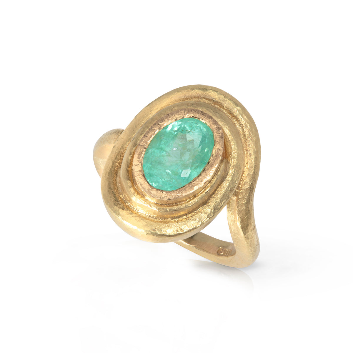 Paraiba Swirl Ring