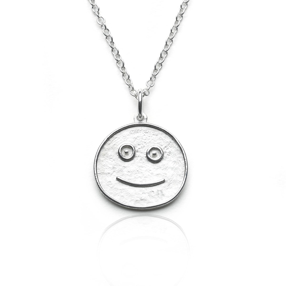 Silver Smiley Pendant