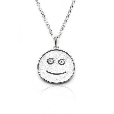 Silver Smiley Pendant