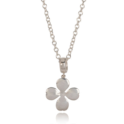 Sterling Silver Four-Leaf Clover Pendant