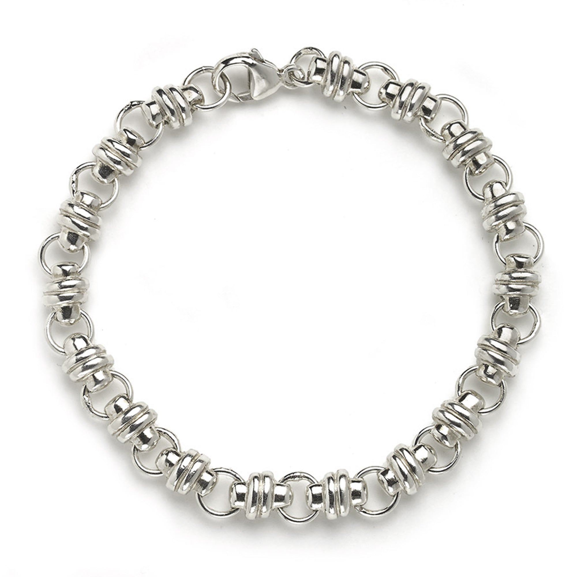 Silver Chunky Link Bracelet