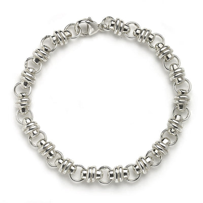 Silver Chunky Link Bracelet