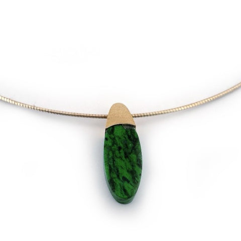 Chrysoprase Bead Necklace