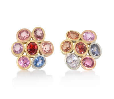 Zircon Flower Earrings