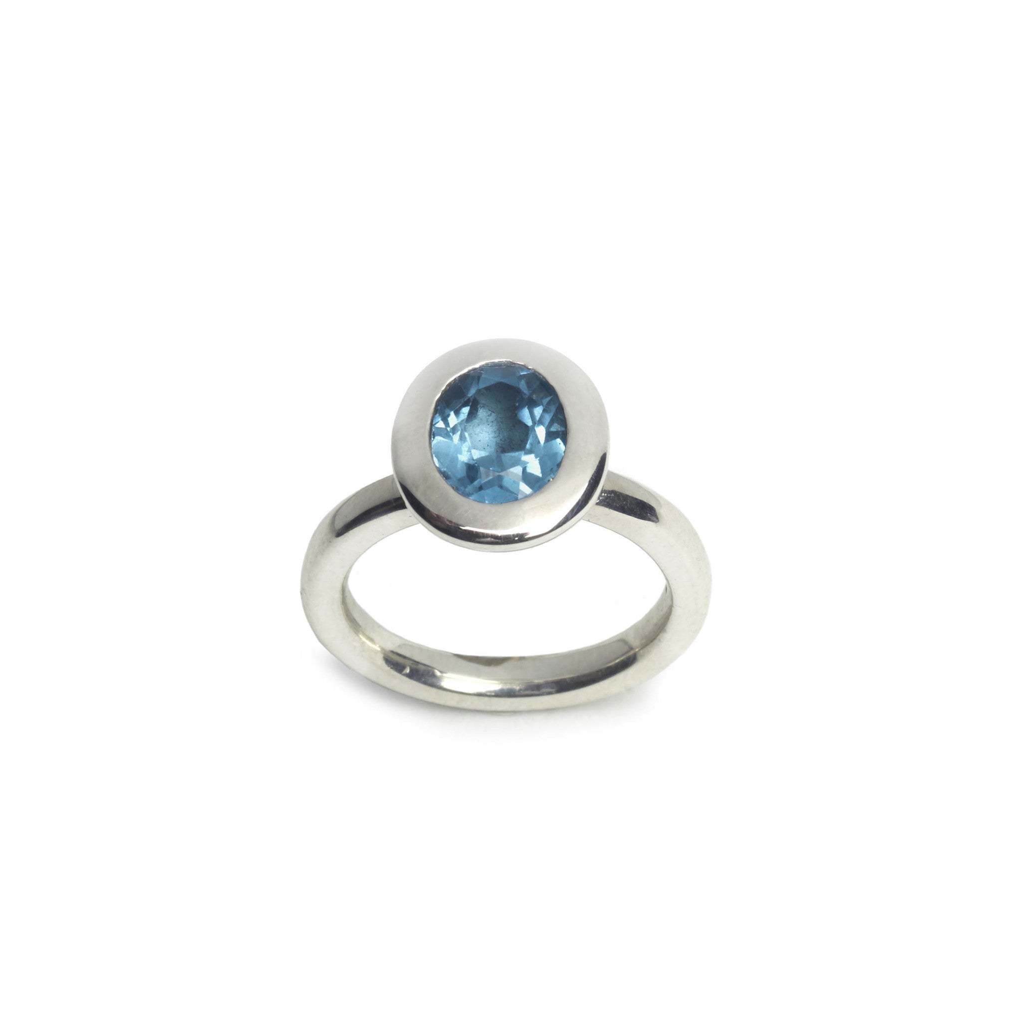 Silver and Topaz Ring