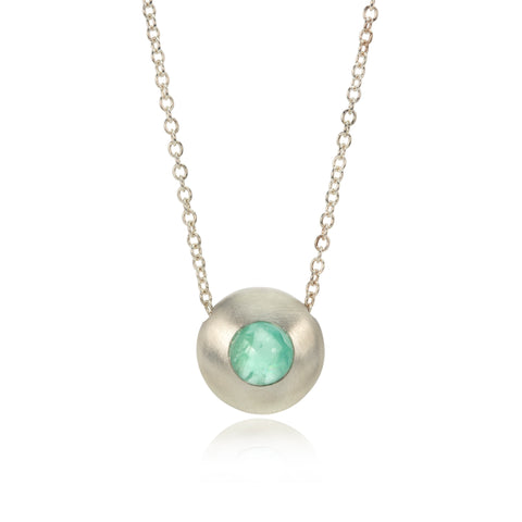 Emerald & Diamond Three Stone ring